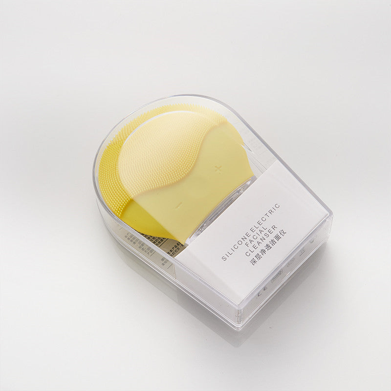 Electric waterproof silicone cleansing instrument