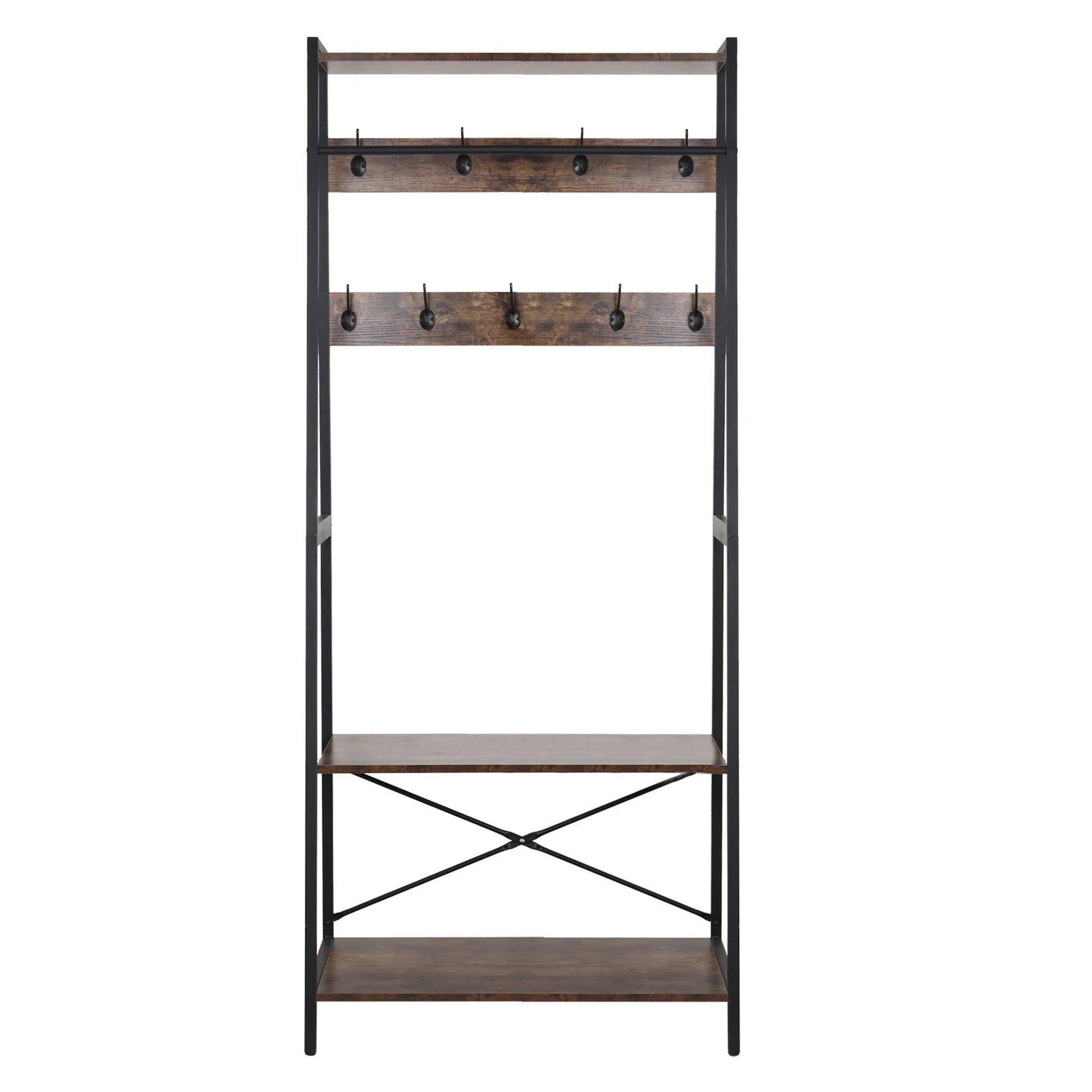 Heavy Duty Large Metal Clothes Rail Storage Garment Shelf Hanging Display Stand Rack