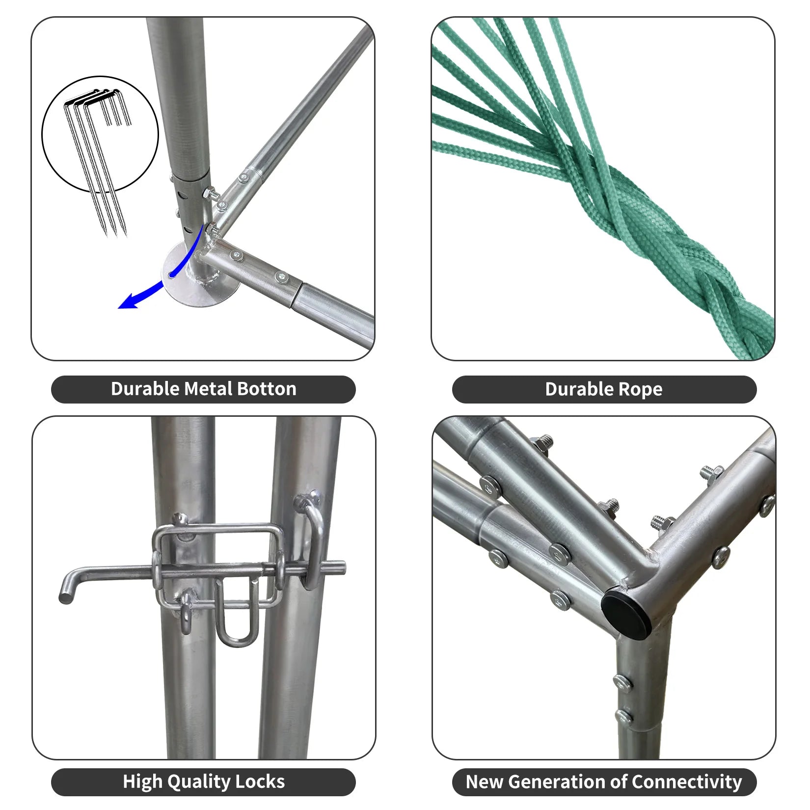 Poultry Chicken Coop Hen House Hutch Backyard Run Nesting Box Outdoor Cage