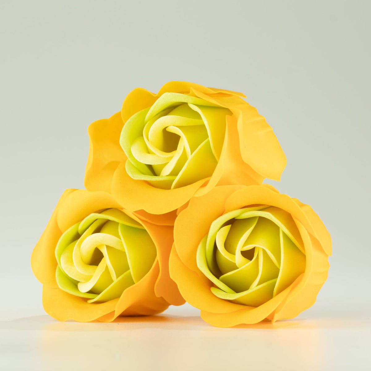 Set of 3 Soap Flower Heart Box - Spring Roses