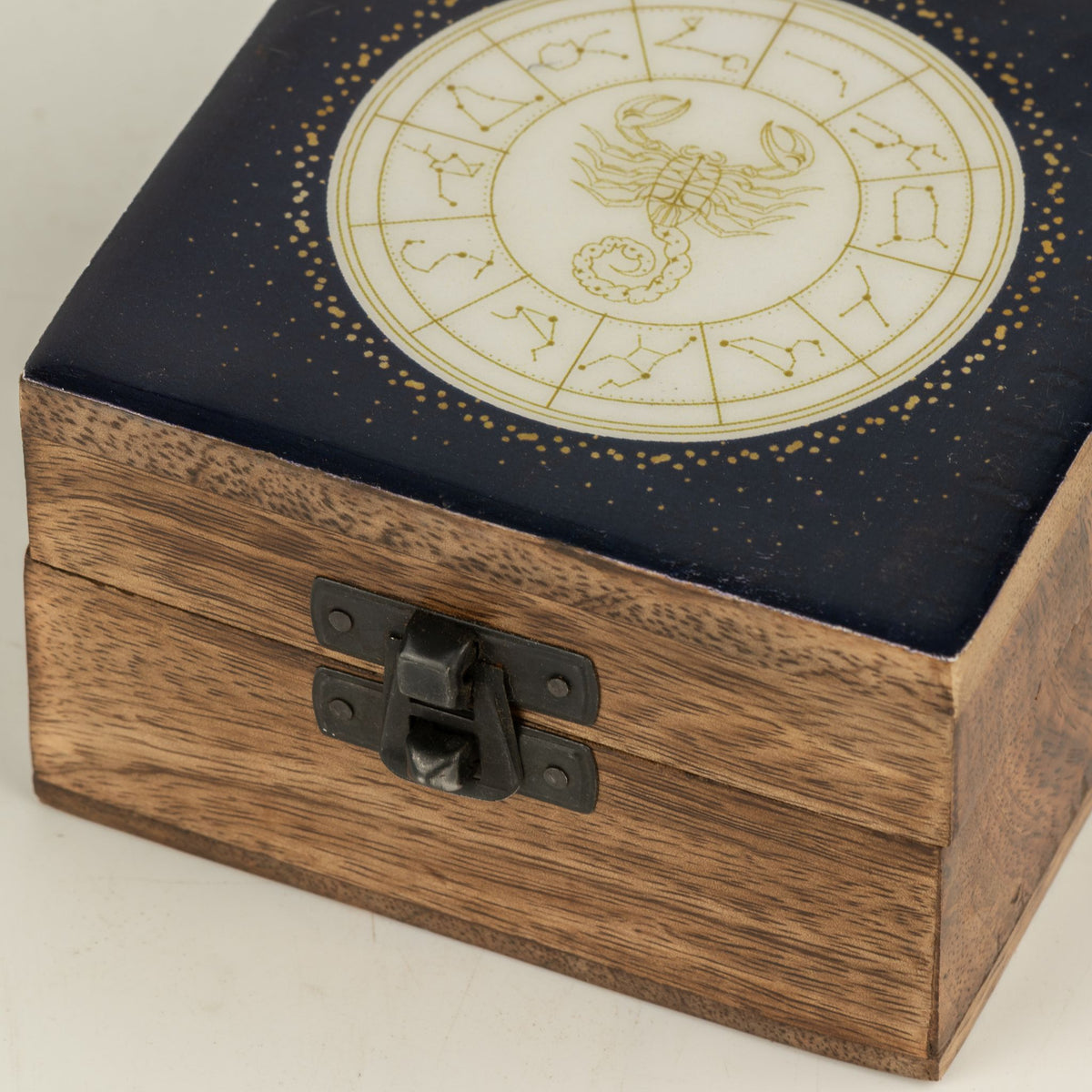 Small Enamelled Box - Scorpio