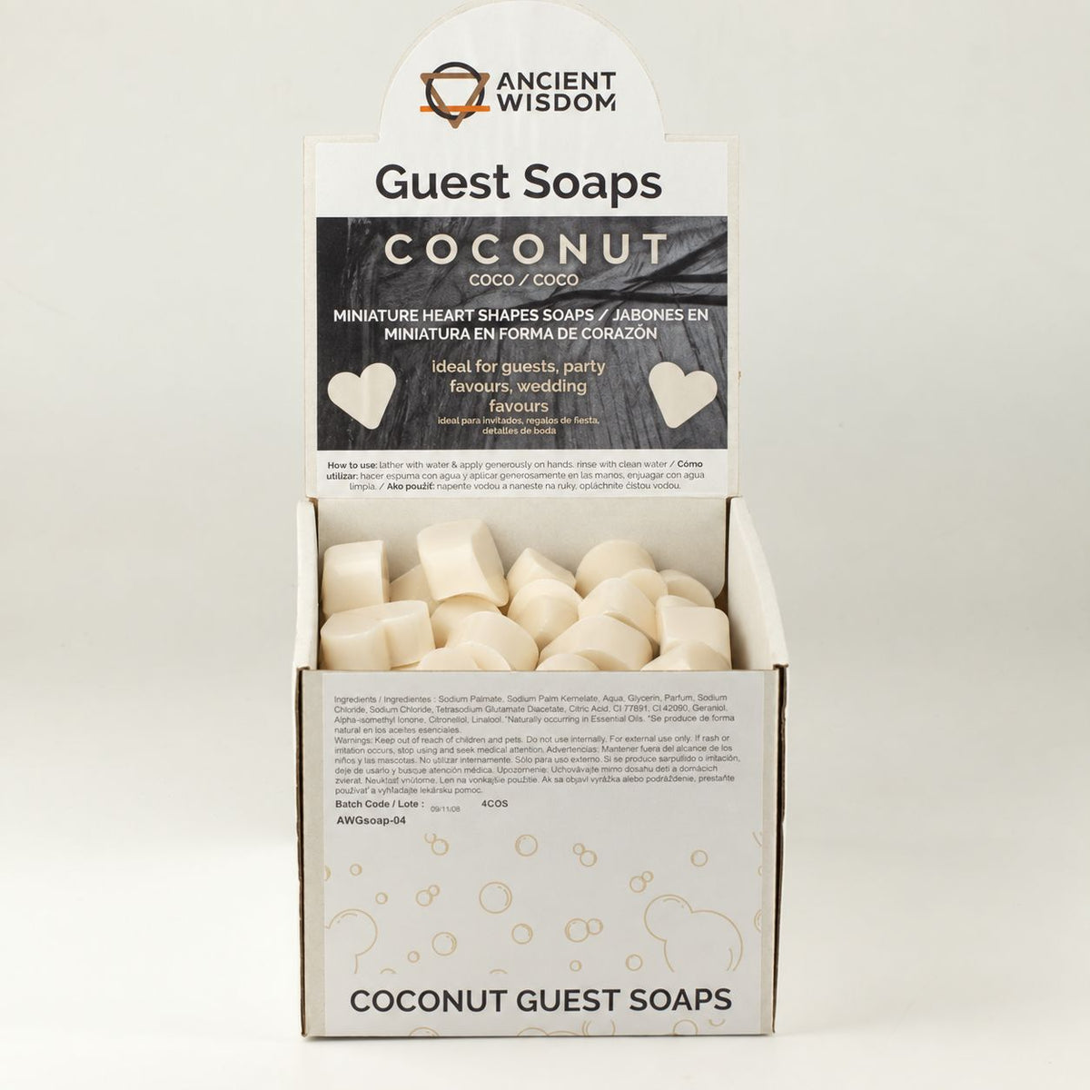 Heart Guest Soap - Coconut
