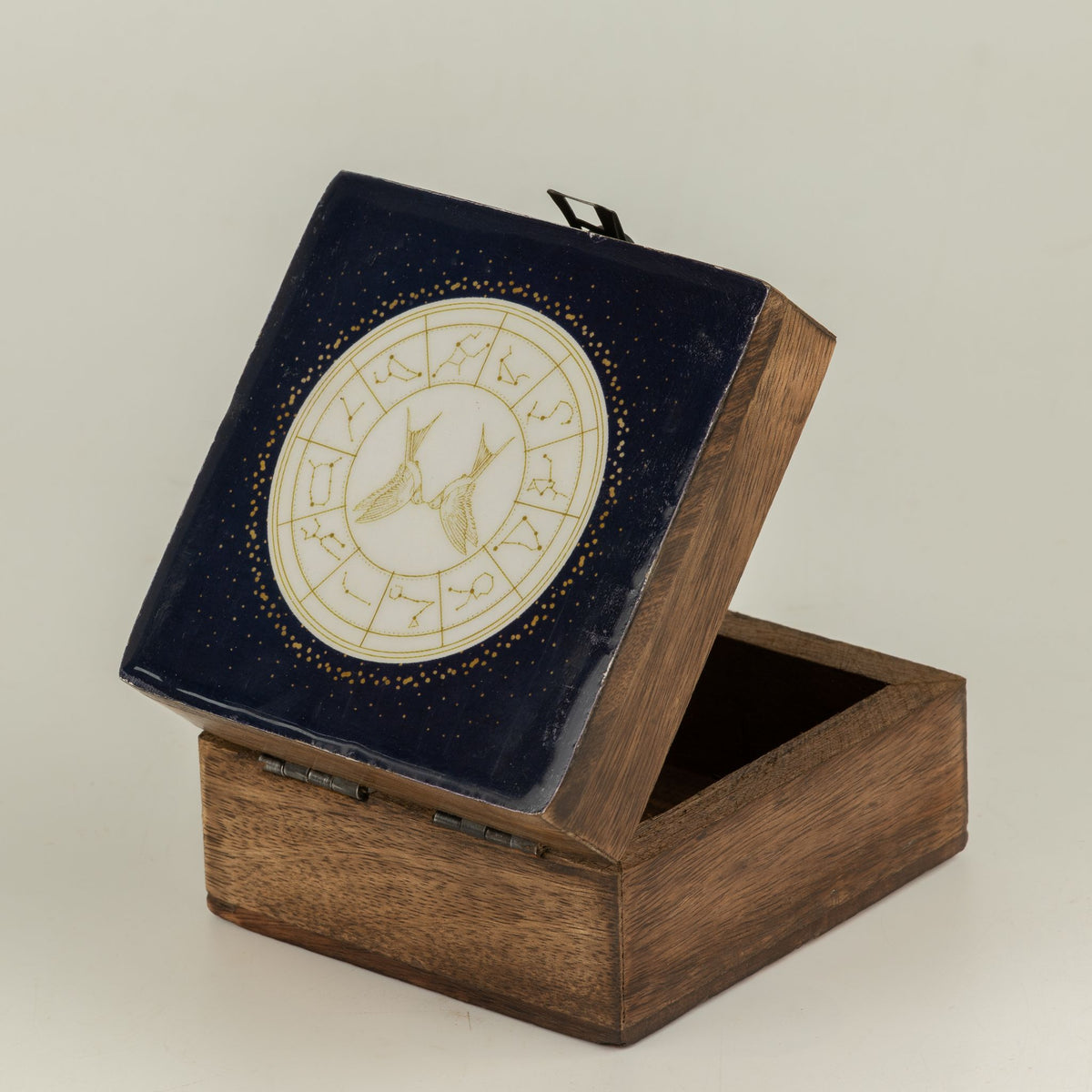 Small Enamelled Box - Gemini