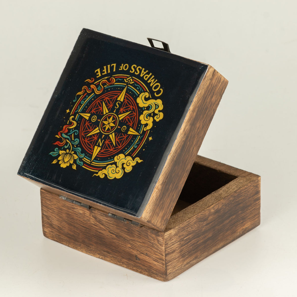 Small Enamelled Box - Compass of Life