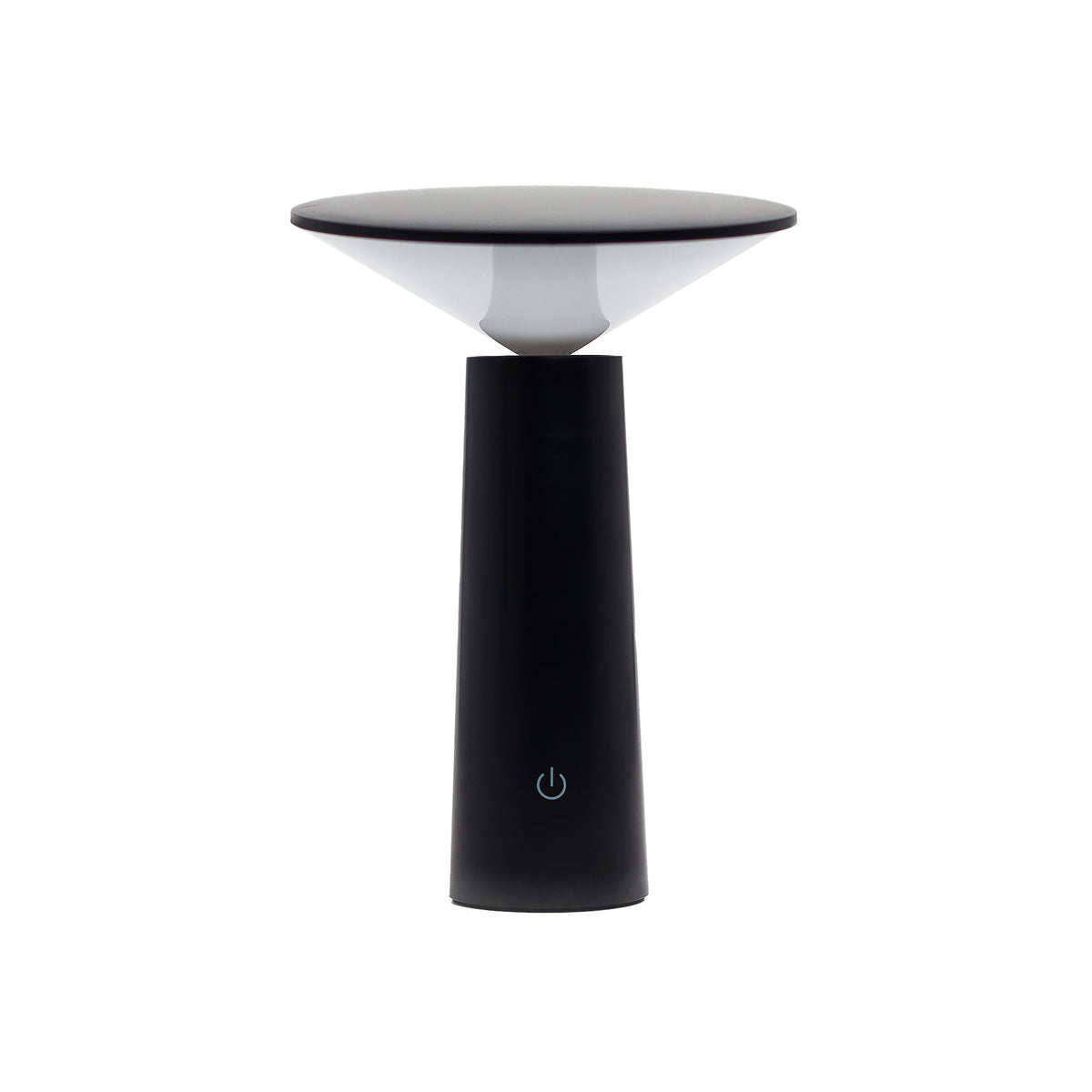 Touch Lamp - Black Mushroom- adjustable - pattern light USB (C) - Rechargable (2000 Watt)