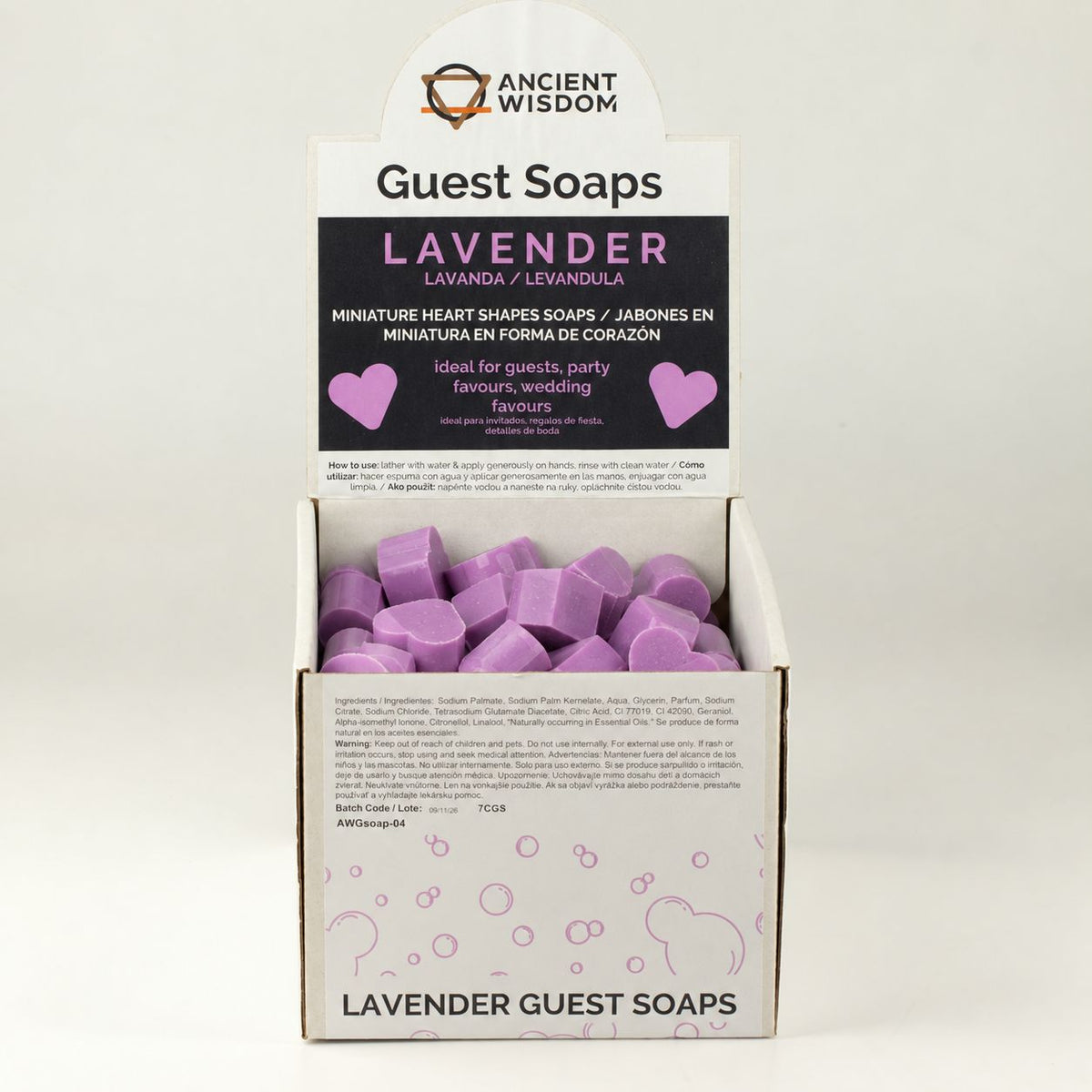 Heart Guest Soap - Lavender