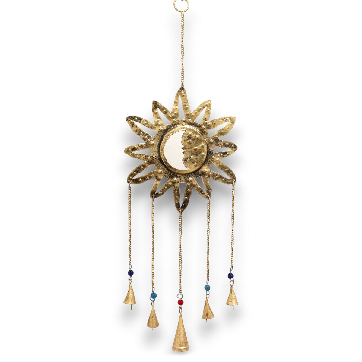 Indian Chimes - Sun Moon Sm Mirror 5 Bells