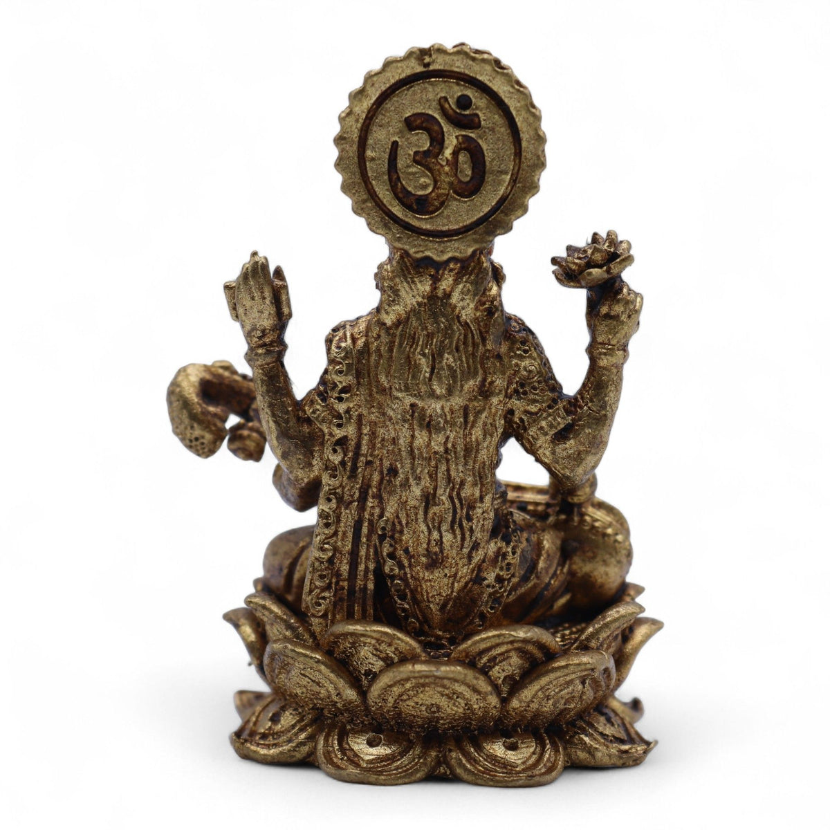 Brass Miniature Gods - Sarswati (52gms) - 49mm