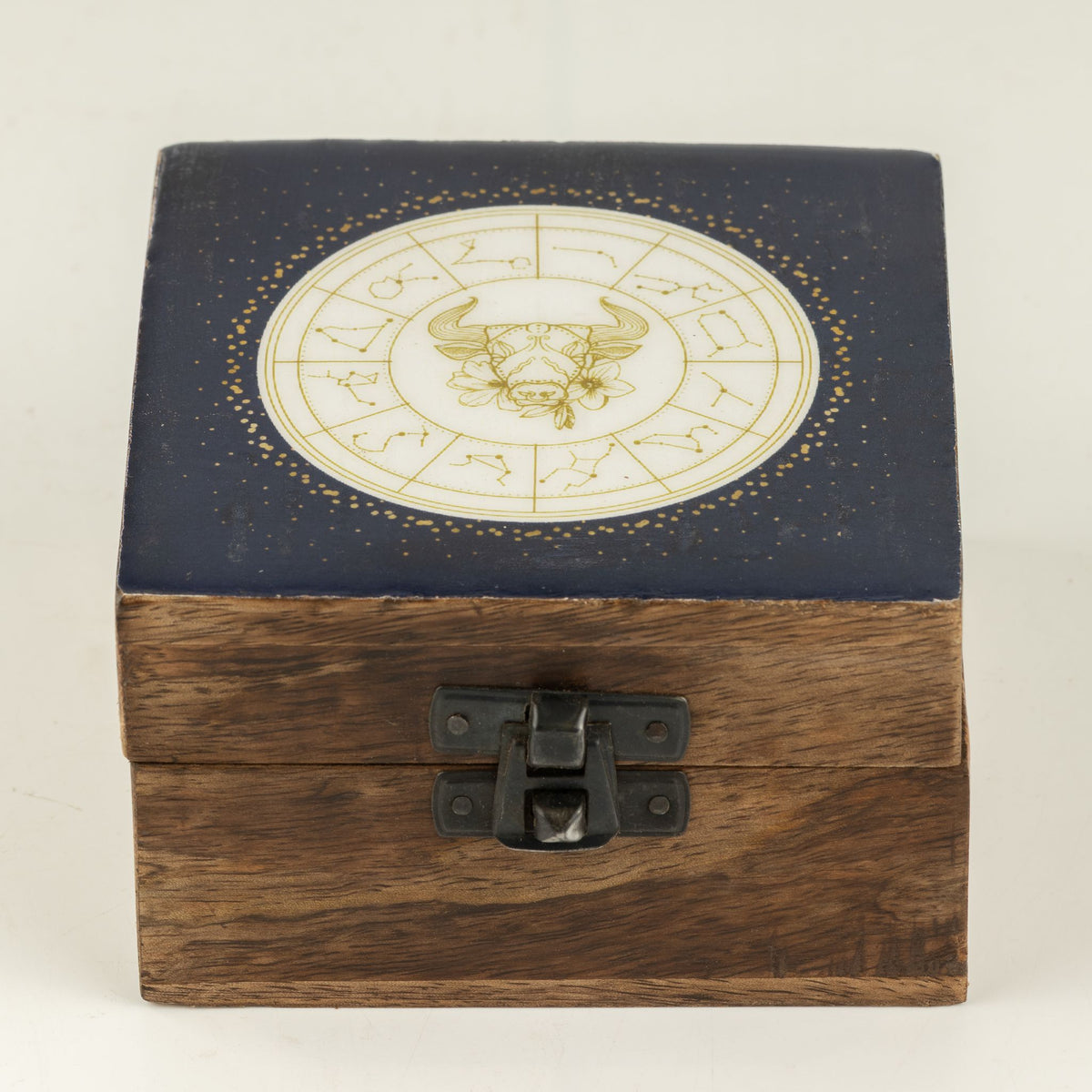 Small Enamelled Box - Taurus