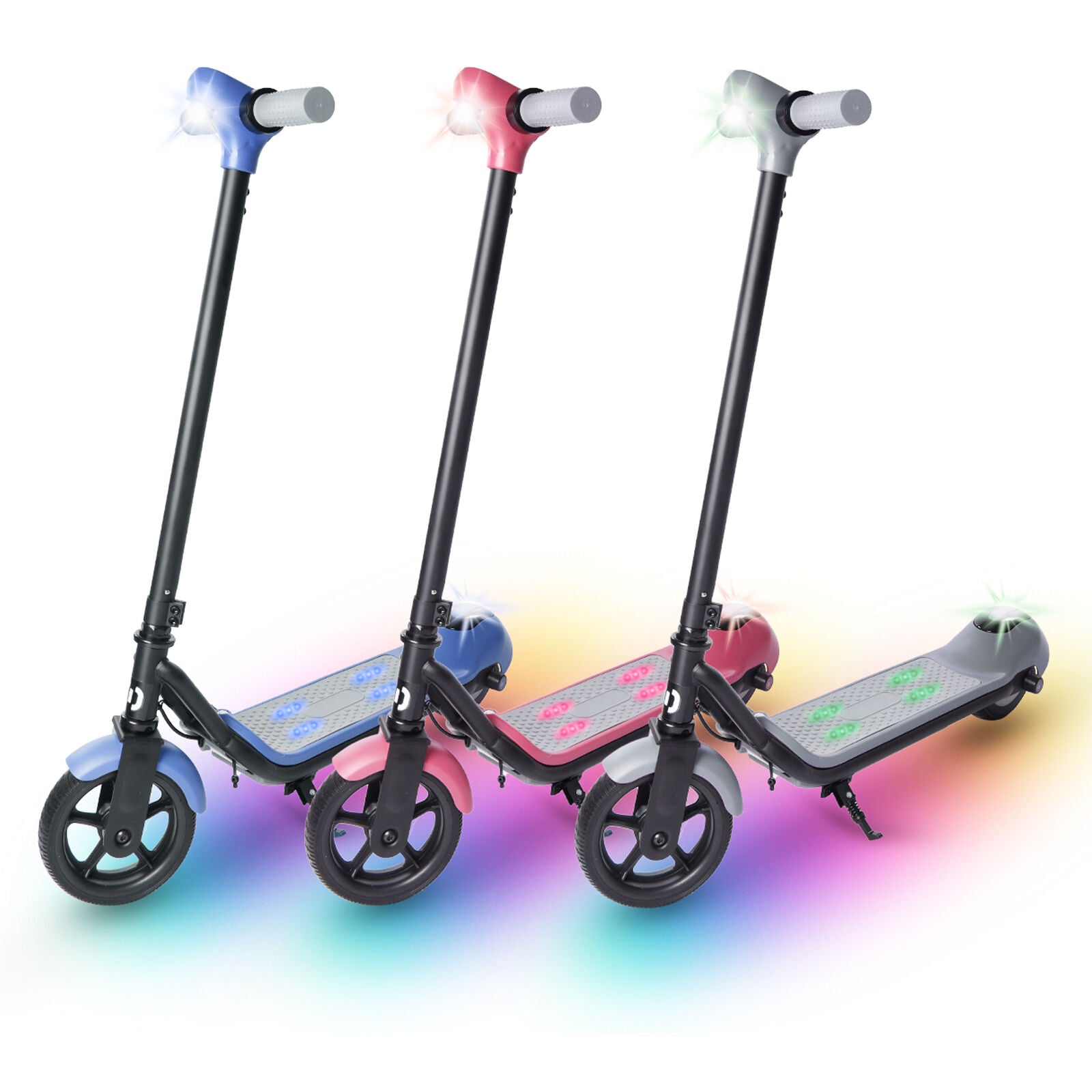 e scooter mit pedalen Electric Scooters For Kids Bluetooth LED Display 14km/h Pedal Lights E