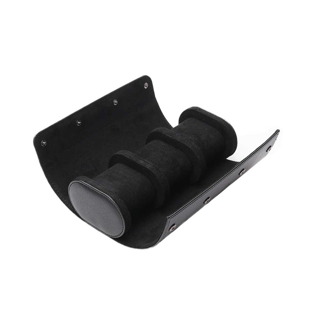 Leather Vintage  Pouch Holder Watch Box Detachable