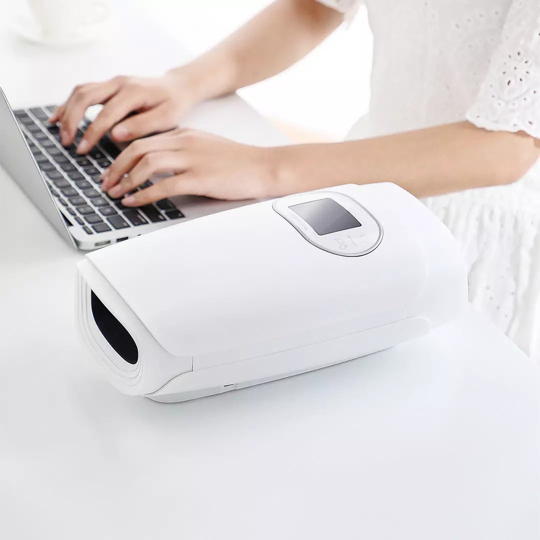 Hand Massager Infrared Heated Therapy For Arthritis Pain Relief Cordless Palm Massager