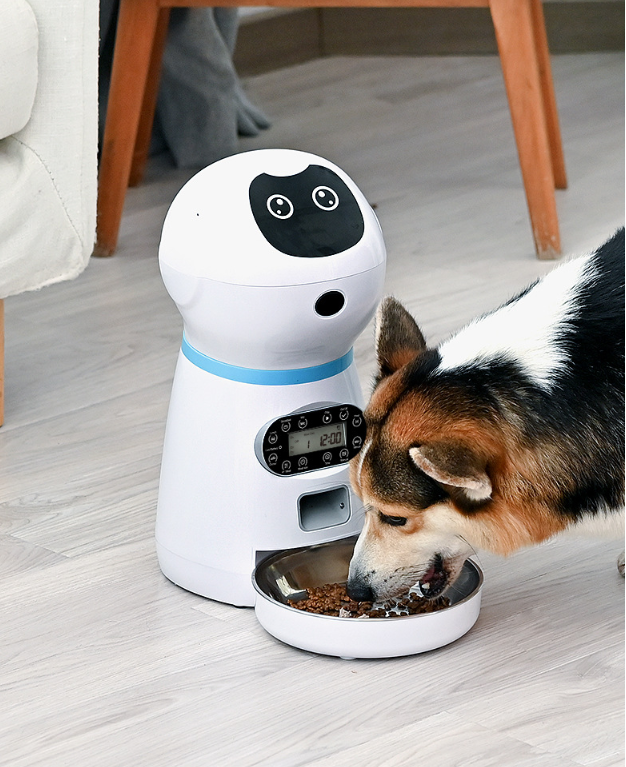 Automatic Pet Feeder With Voice Recorder