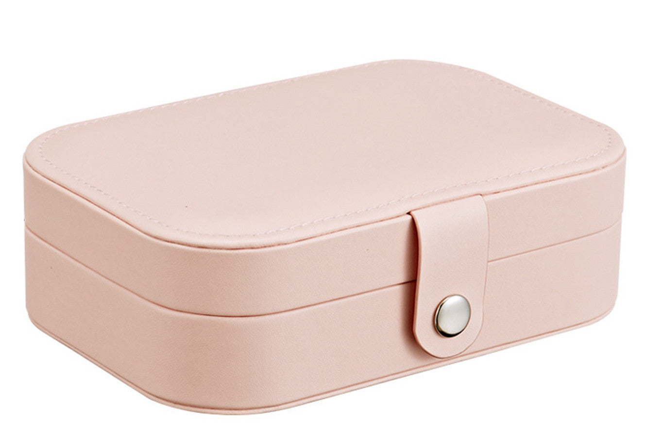 Jewelry Storage Box Portable Necklace Earrings Rings
