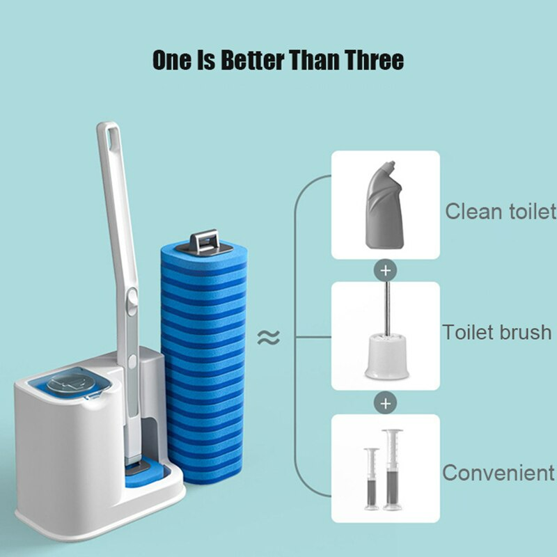 Household Wall-Mounted Disposable Toilet Brush