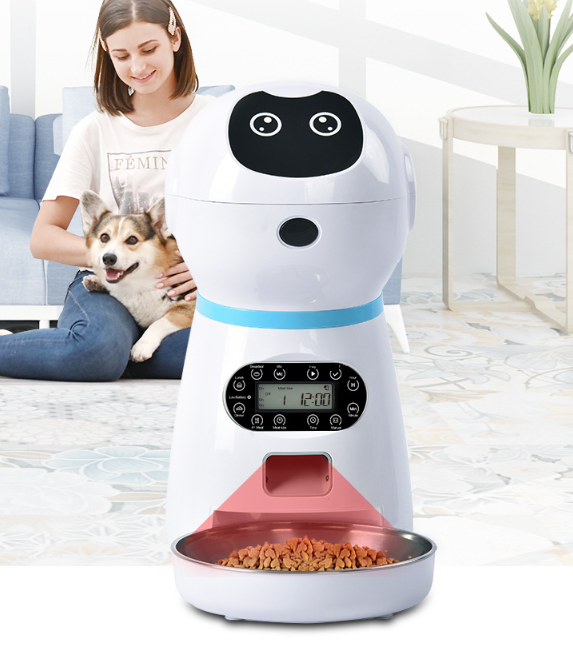 Automatic Pet Feeder With Voice Recorder