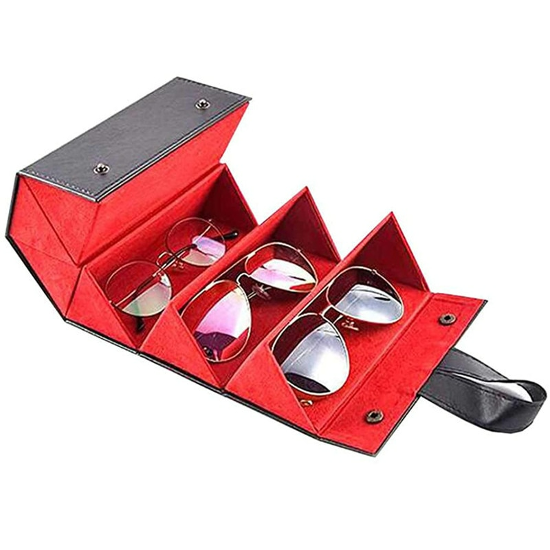 Multi Pair Portable Glasses Organizer Travel