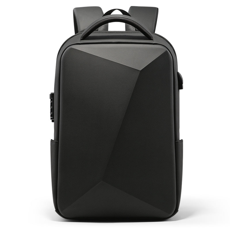 anti theft waterproof travel laptop backpack grey Anti-theft Waterproof laptop backpack Smart Charging Business Travel Bag