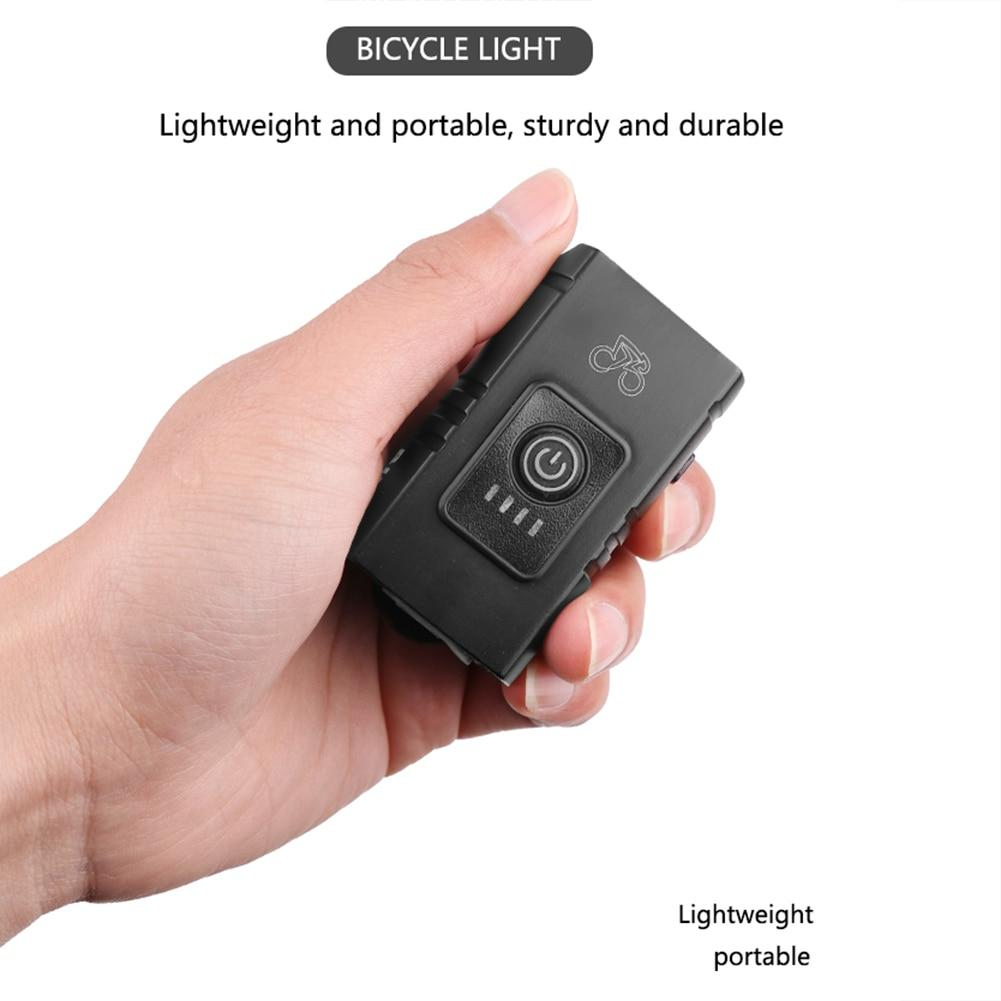 LED Front Bicycle Light Waterproof Rechargeable USB