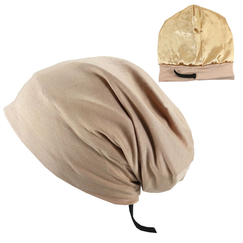 Spring And Autumn Adjustable Men and Women's Satin Lined Hood