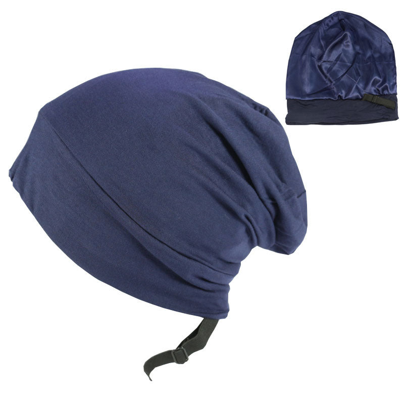 Spring And Autumn Adjustable Men and Women's Satin Lined Hood