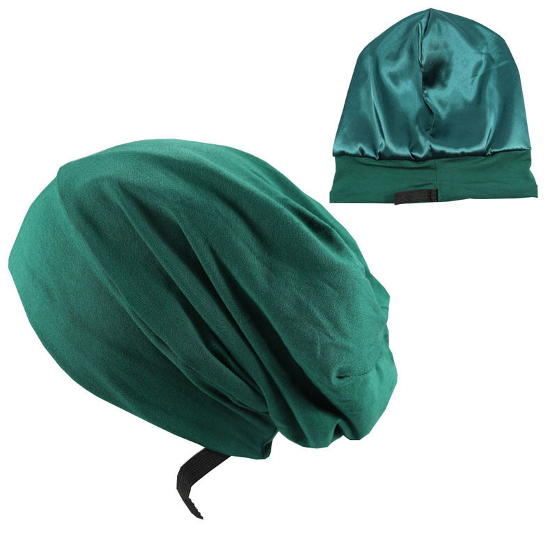 Spring And Autumn Adjustable Men and Women's Satin Lined Hood