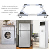 Movable Refrigerator Roller Tray Washing Machine Pedestal Mobile Base Stand with Locking Wheels for Tumble Dryers, Cookers