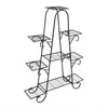 9 Tier Plant Stands Indoor Metal Plant Shelf Stand Outdoor Multilayer Potted Planters Display Rack Patio Garden