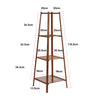 77/97/117cm Tall Bamboo Plant Stand Flower Pot Display Rack Shelf Indoor Outdoor