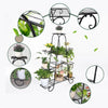 9 Tier Plant Stands Indoor Metal Plant Shelf Stand Outdoor Multilayer Potted Planters Display Rack Patio Garden