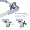 Movable Refrigerator Roller Tray Washing Machine Pedestal Mobile Base Stand with Locking Wheels for Tumble Dryers, Cookers