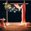 10x10 ft Wooden Garden Wedding Arch - Ceremony Backdrop & Flower Stand for Parties & Bridal Showers