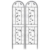 Large Metal Garden Trellises for Climbing Plants - 82.7 Inch Tall & 2 Pack - Metal Fence Trellis Gardening Vines Plant Support