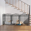 Dog Playpen, 8 Panels Playpen 32 Inch Height in Heavy Duty, Folding Indoor Outdoor Anti-Rust Dog Exercise Fence Portable