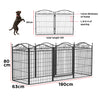 Dog Playpen, 8 Panels Playpen 32 Inch Height in Heavy Duty, Folding Indoor Outdoor Anti-Rust Dog Exercise Fence Portable