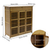 Shoe Cabinet with 3 Doors for Entryway, 4 Tier Shoe Storage Cabinet, Freestanding Shoe Rack Storage Organiz for Closet