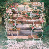 Wedding Flower Display Frame Round Arch White Metal Circle Backdrop Stand Party Wedding Ceremony