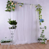 White Stage Wedding Party Backdrop Photography Background Drape Curtains 3 M