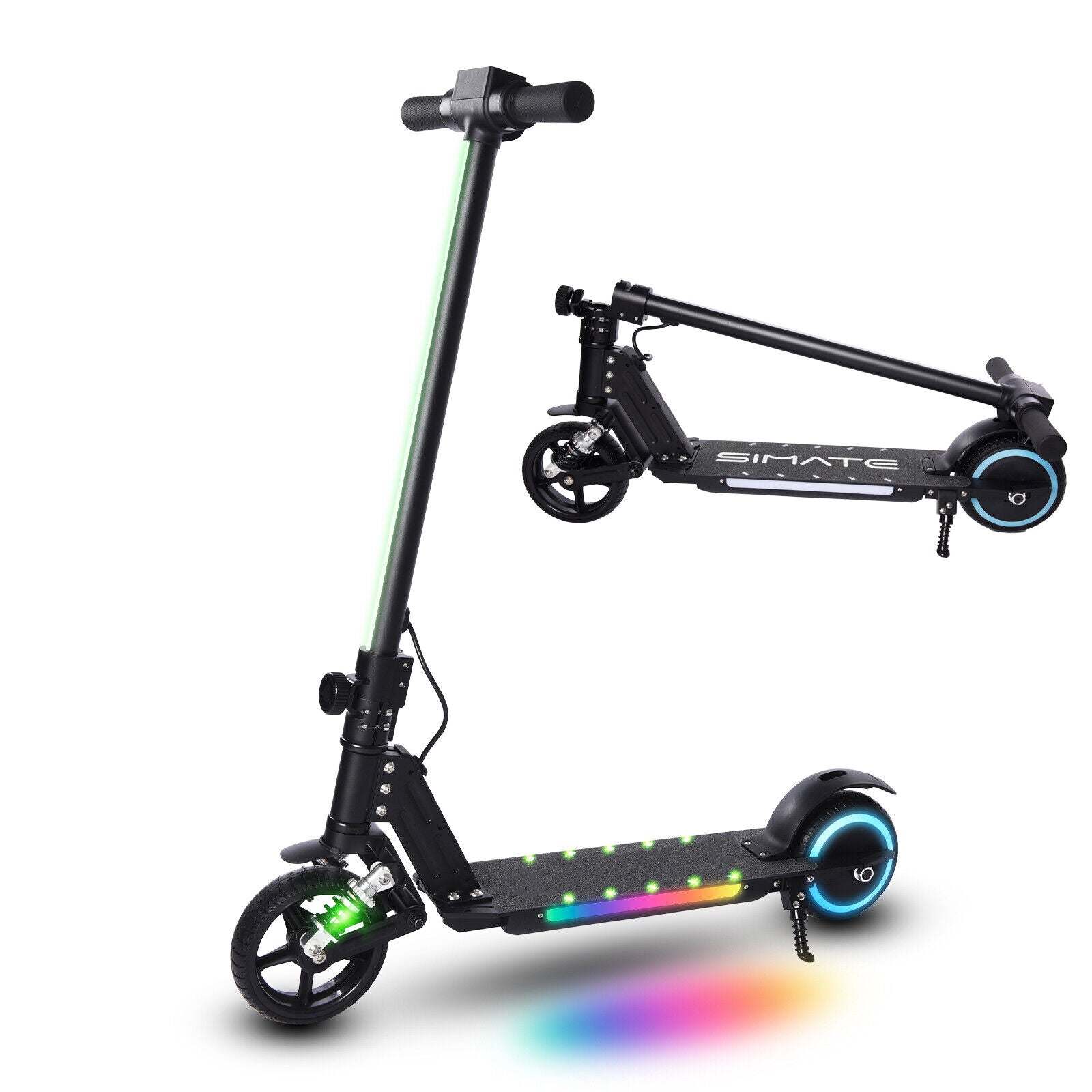 Electric Scooters For Kids and Teenagers, Folding E-Scooter With Shock Absorption, 14km/h