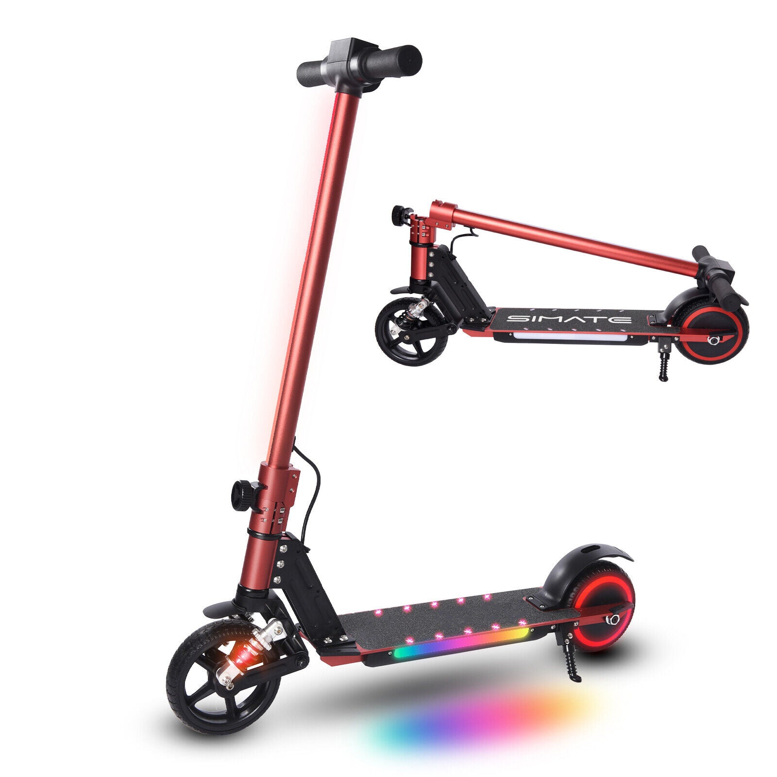 Electric Scooters For Kids and Teenagers, Folding E-Scooter With Shock Absorption, 14km/h