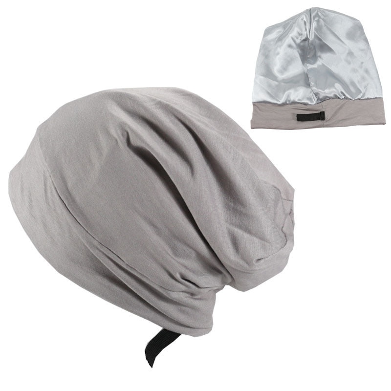 Spring And Autumn Adjustable Men and Women's Satin Lined Hood