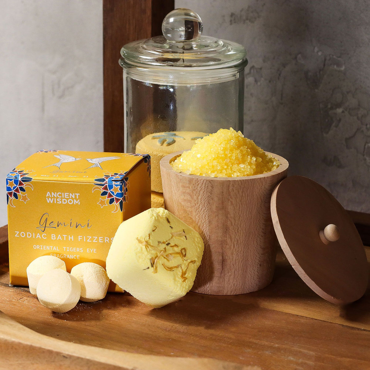 Small Wooden Display Tubs - 95mm