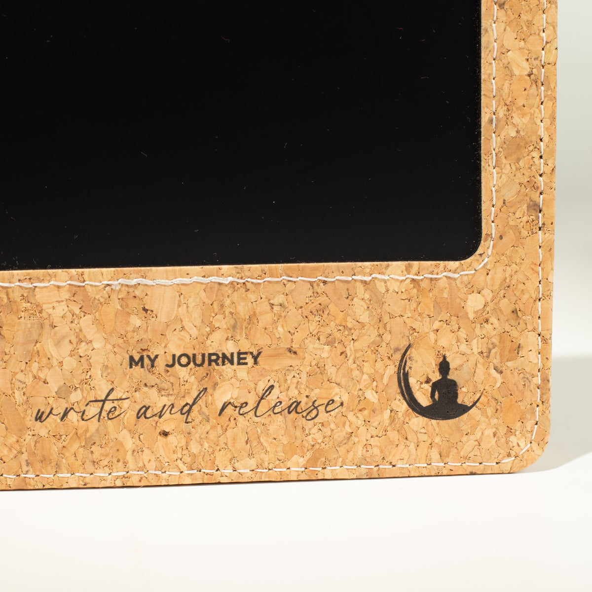 A5 Intention Note Book - LCD Wipe Screen - Cork Leather Effect - 160 Pages