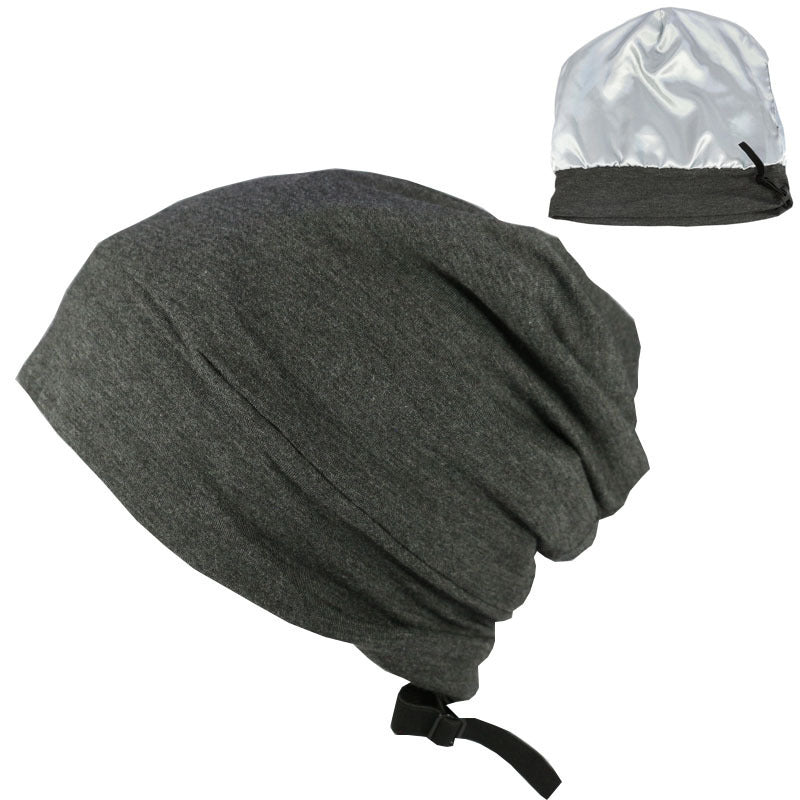 Spring And Autumn Adjustable Men and Women's Satin Lined Hood