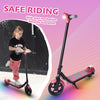 Scooters électriques pour enfants, affichage LED Bluetooth, 14 km/h, lumières à pédales, e-scooter