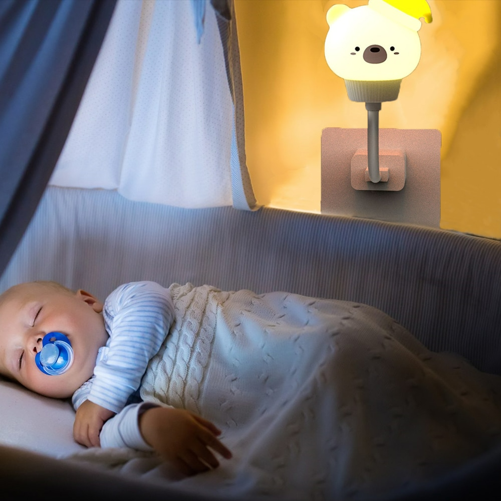 LED USB Night Light Cute Cartoon with Remote Control