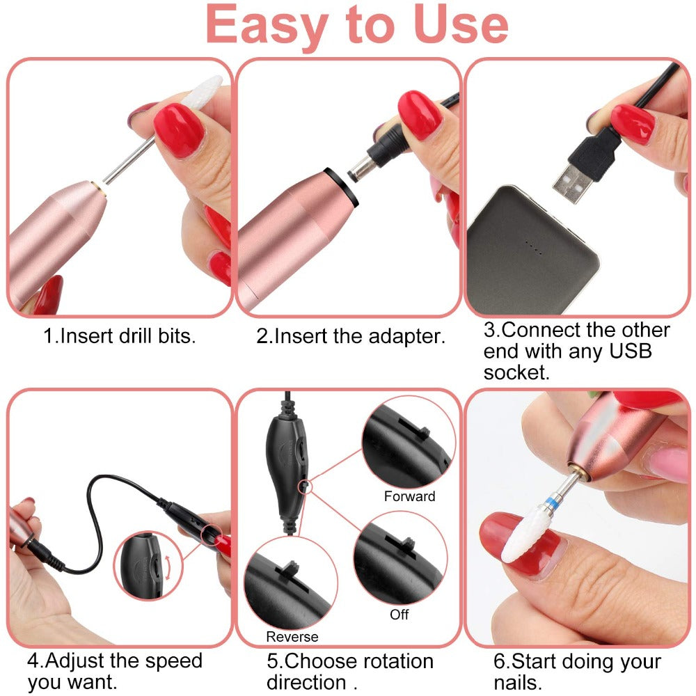 Electric Nail Drill Machine