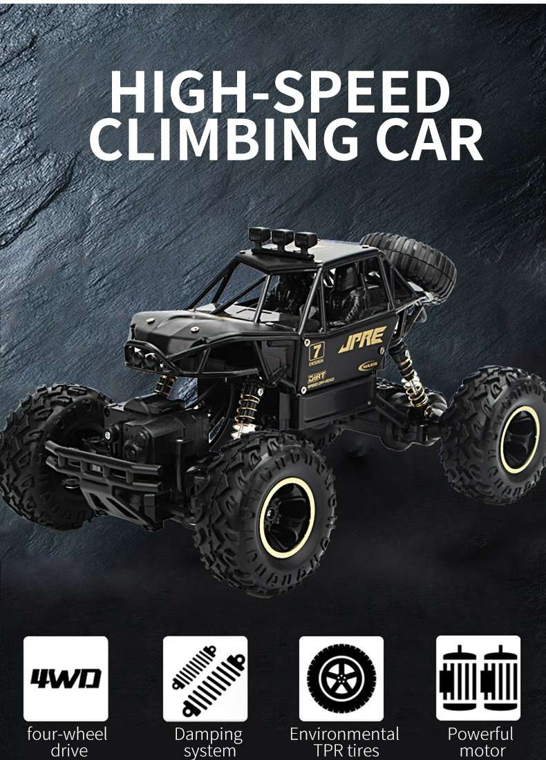 RC Unbreakable Remote control 4x4 car - All Terrain- Toy Kid Children Adult Gift