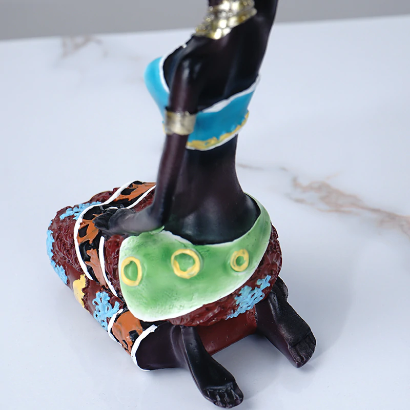 A Pair Of Beautiful African Women Style Candle Holder