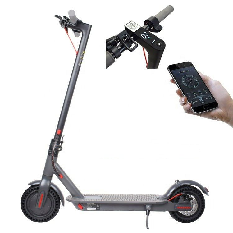 Scooter portable pliable adulte 8,5 pouces 350W avec écran LCD et contrôle App